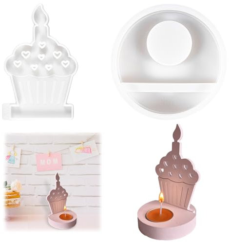 Silikonformen GießFormen Kerzenhalter, Silikonform Einschieber Silikonformen Kerzenhalter,DIY Kuchen Silikon GießForm Kerzenhalter GießForm Silikonform GießFormem Giessformen