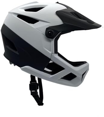 Kavolet Casco da bicicletta uomo donna, integrale per mountain bike, casco da bici da corsa, leggero, visiera regolabile e attacco per occhiali, 55-59 cm, casco da bicicletta antiurto per adulti