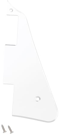 Banworks 1 Ply Les Paul Pickguard LP Pickguard Scratch Plate 2-håls elgitarr pickguard för Epiphone EPI Les Paul LP JT/HB-06 Chrome Mirror