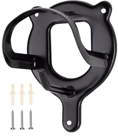 Soporte cabestro establos - percha de brida de caballo pesado con tornillos, rejilla de pared | Gancho de almacenamiento de amplificadores de caballos de metal para arnés Saddle Garage Utility Room