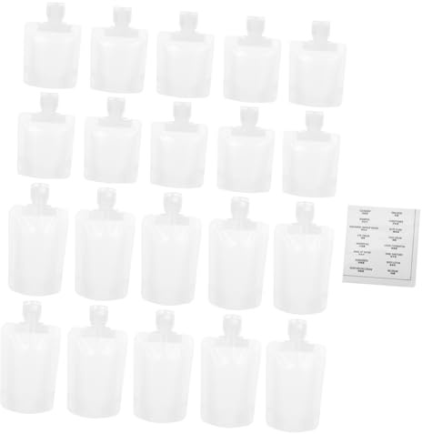 Mipcase Embalaje para Botellas Bolsa para Loción Succión Bolsa de Almacenamiento Vacía para Cosméticos para Viaje y Cuidado Personal