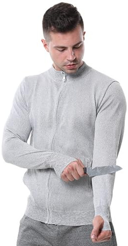 JuanNest Gilet Anti-Coltello Nascosto,Abbigliamento Antitaglio di Livello 5,Camicia Resistente al Taglio,Gilet Anti-Coltello di Protezione di Sicurezza Leggero Tattico Polizia,Tecnico E Protettivo M