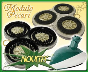 Sconosciuto MODULO Completo SETOLE per LUCIDATRICE PULILUX VORWERK Folletto 515 PECARI