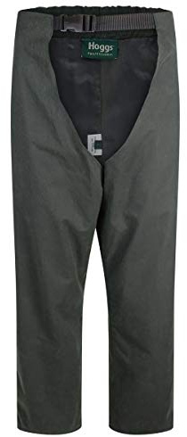 Hoggs of Fife Waxed Treggings Olive Medium Green