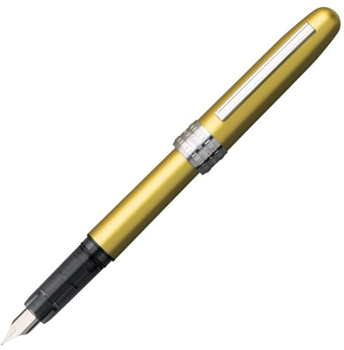 PLATINUM Plaisir PGB-1000#47 Füllfederhalter/Federstärken: F fein/Farbe: Bali Citrus/Gelb/Handgefertigt/mit Geschenkbox/Füllhalter