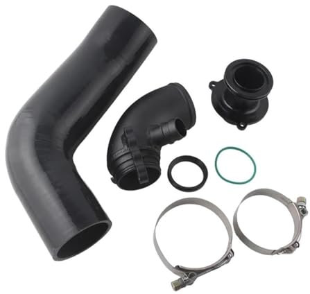 Tubo Entrada Aire Automotriz Para Octavia MK3 1.8T 2.0T Para VRS 5E 1.8T 2.0T Manguera Admisión Silicona Codo Entrada Turbo Silenciador Turbo Eliminar(Negro)
