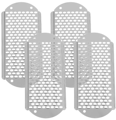 FESTFENDS 4pcs Foot File and Heel Scraper Set Silver Gray Callus Remover Foot Rasp for Dead Skin Removal for Home and Salon