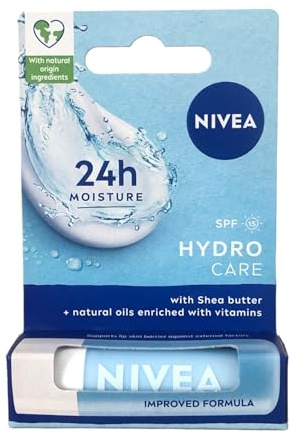 Nivea Pure Water and Aloe Lip Hydro Care, 4.6g