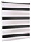 Victoria M. Doppelrollo Klemmfix ohne Bohren, 65 x 150 cm (BxH) Schwarz - Weiß, Rollo Fensterrollo lichtdurchlässig & verdunkelnd，Duo-Rollo Klemmmontage Zebrarollo für Fenster & Türen