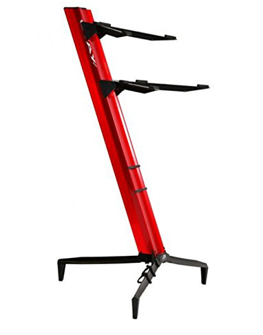 Stay Music - Tower 2 Tier Keyboard Stand - Red