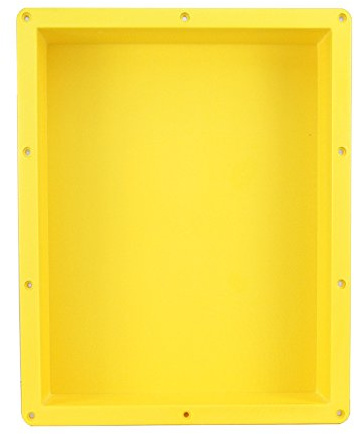 Ready For Tile Waterproof Leak Proof 16 x 20 Bathroom Recessed Shower Niche - Single Bathroom Shelf Organizer Storage For Shampoo & Toiletry Storage - Flush Mount Installation