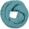 styleBREAKER Unisex Strick Loopschal grob gestrickt, Uni Schlauchschal, Winter Strickschal, Grobstrick Schal 01018157, Farbe:Türkis