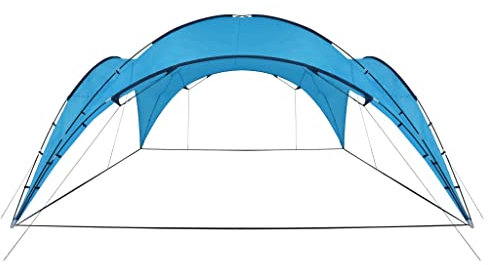 CINDERFUL Carpa de Fiesta Arco Azul Claro 450x450x265 cm Estructuras
