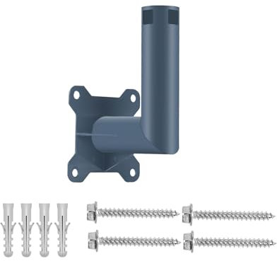 Ensemble de montage mural court et robuste en fer, installation sécurisée, mise à niveau étanche pour matériel de montage satellite