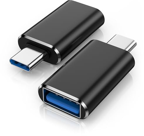 CSL - USB C auf USB 3.2 Adapter 10Gbps - OTG - C Stecker auf A Buchse - Kompatibel mit iPhone 17/16 Series MacBook Pro Air iMac iPad Pro Galaxy Tab S10 S24