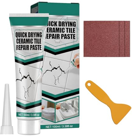 Pâtes de réparation de carreaux de céramique imperméables, polyvalentes et efficaces pour la réparation rapide des fissures dans les salles de bains et les fournitures de cuisine, outil de réparation