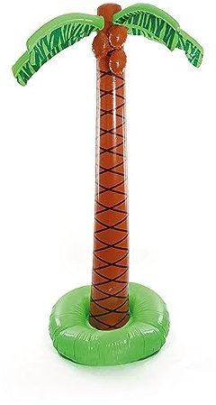 I LOVE FANCY DRESS Accessoire de fête Gonflable Palmier Tropical Plante Beach Party Décoration Dimensions: Hauteur 160 cm 5 FT10