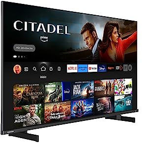 TOSHIBA 43QF5D63DA Téléviseur QLED 43 Pouces Fire TV (QLED, 4K Ultra HD, HDR Dolby Vision, Smart TV, Triple Tuner, Alexa Built-in)