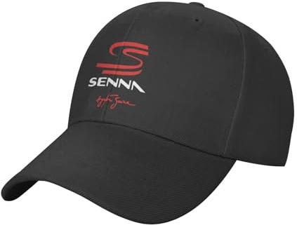 LXCUDXZ Gorra de Beisbol Senna Logo 4 Gorras para Hombre, Sombrero panamá de Invierno para niños, Gorra Snapback para Hombre, Gorra de béisbol para Hombre, Sombrero de Camionero, Gorra de Golf Regalo