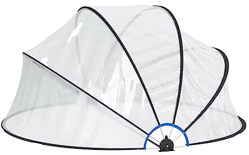 Dôme de Piscine, Abri de Piscine Tente de Piscine Dôme de Piscine Rond 315x158 cm PVC