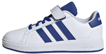 adidas Grand Court 2.0 Shoes Kids, Zapatillas Unisex niños, FTWR White Team Royal Blue Core Black, 28.5 EU