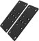 Levemolo 2St Halter reparaturset sup Board die erscheinung montitor staketenzäune zauntor swor Unterstützung bei der Möbelreparatur Reparaturreparaturunterstützung Halteplatte Metall Black