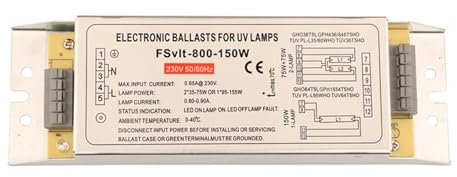 KAYPBWQMG Ballasts électroniques for Lampes UV FSvlt-800-150W, 230V, 50/60Hz, 1 pièce