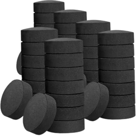 IWOWHERO 70piezas Pastillas De Vegetal para Asar Parrilla Vegetal Sin Humo para Barbacoa Al Aire Herramienta De Camping para Hervir Agua Casa