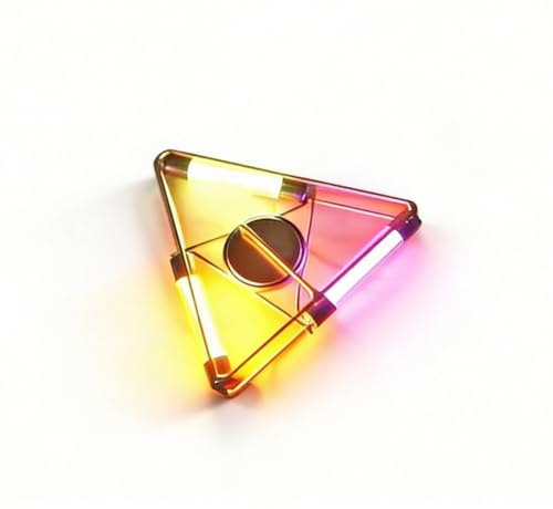Tube lumineux en fil métallique pour sculpture en fil métallique, kit de matériel de lampe de décoration triangulaire, éclairage de nuit LED géométrique pour décoration de salle de bureau