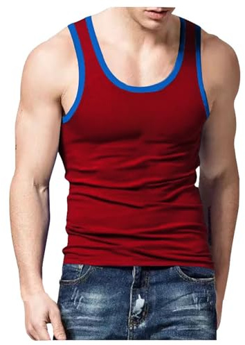Herrkläder smal casual sport herr sommar matchande färg bodysuit väst