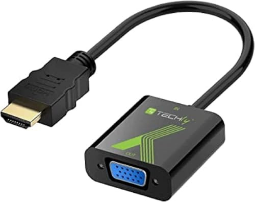 Techly 301658 Cavo Convertitore Adattatore da HDMI™ a VGA 1920x1200 Nero