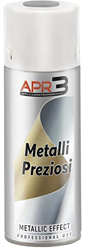APR3 - S400DIAM1 Smalto Spray per Finiture Speciali Diamantate, Colore Grigio, Bomboletta Spray in Banda Stagnata 100% Riciclabile all'Infinito da 400 ml
