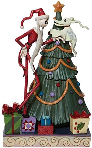 Disney Traditions Enesco Nightmare Before Christmas Santa Jack And Zero with Tree 10.8 Figure 25cm Multicoloured 6008991