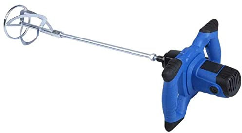Cement Mixer 3000w Electric Paddle Mixer, Mortar Paint Stirrer Whisk, 6 Variable Speeds, Ideal for Mixing Feed, Plaster, Paint, Cement, Mortar Etc