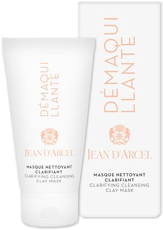JEAN D'ARCEL DÉMAQUILLANTE masque nettoyant clarifiant – Reinigungsmaske mit Tonerde-Effekt gegen Rötungen – Mit weißem Tee & Uniclay™ – Clarifying Cleansing Clay Mask – 50 ml