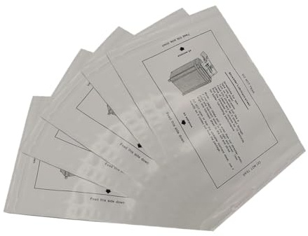 5 Piezas Hojas Lubricantes para Destructoras de Papel Láminas Lubricantes para Destructora de Papel Rendimiento Superior Fáciles de Usar