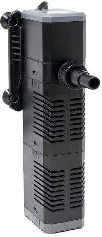 VIALIA Aquarium Filter mit Pumpe, Modell CHJ-602, Innenfilter geeignet für Aquarien bis zu 250 L, Durchlauf von 600 L pro Stunde, Aquarium Zubehör