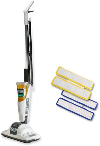 VIBRATWIN Electric Mop Dual Action, Floor Polisher and Cleaner Machine, With Pads for Carpet, Moquette, Wood, Laminates, Hardwood, Stone, Parquet, Marble (Vibratwin)