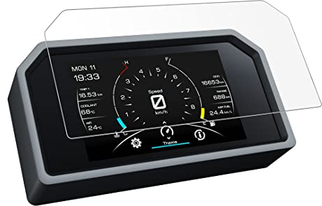 Speedo Angels Pellicola protettiva per cruscotto compatibile con TRACER 9 GT+ (2023-), 1 ultra trasparente e 1 antiriflesso