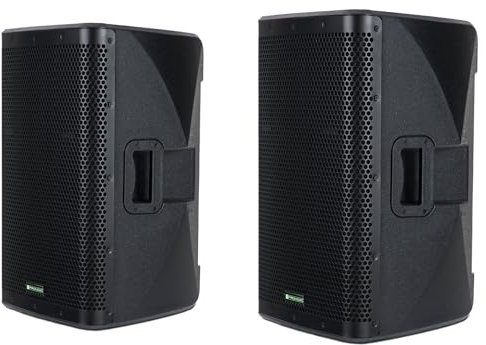 Pronomic C-212 MP Set Estéreo: 2 Cajas pasivas 12, 2 vías, 300W RMS c/u, 1200W Pico, 8 ohmios, 95 dB, Color Negro.