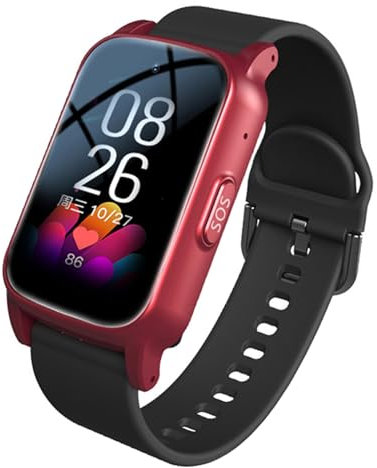 Weyot Reloj GPS con Detección De Caídas para Personas Mayores, Dispositivo De Alerta De Caídas para Personas Mayores con SOS, Llamada De Voz HD Y Resistente Al Agua, para Demencia Y Alzheimer,Red