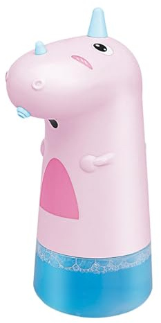 Dispenser di sapone a forma di dinosauro, dispenser di sapone schiumoso senza contatto per bambini, dispenser automatico di sapone per le mani, dispenser di sapone ricaricabile per bagno Kitch