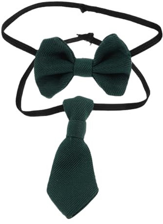 Kisangel 2 Stück Miniatur-Krawatte Baumwolle Puppenfliege Mode-Accessoires Weich Bunt Puppen Anziehsachen