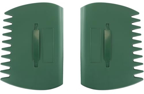 Gorise Juego de 2 recogehojas para Exteriores con Mango Ajustable – Palas de Mano para Limpieza de jardín y Patio