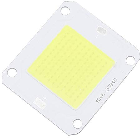 Mtlavishy Flujo luminoso alto duradero de 12v 50W COB Fuente de luz LED integrada ideal para luces de inundación luces de inundación y otros productos de iluminación de alta (6000-6500K)