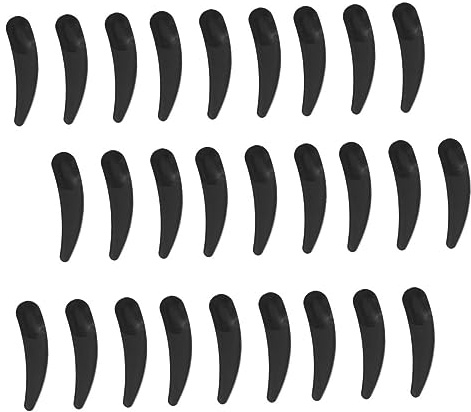 Cabilock 100 Cuillères à Crème Visage en Pp Noir, Lot de 100 Pièces, Outil Pratique pour Application Uniforme de Cosmétiques DIY et Maquillage