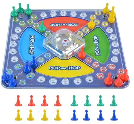 Frustration Board Game,Race To Base Board Game For Kids, Racing And Chasing To Base Game,Christmas Frustration Game,Children Race To Base Pop A Dice Board Family Friends Frustration Party (A)
