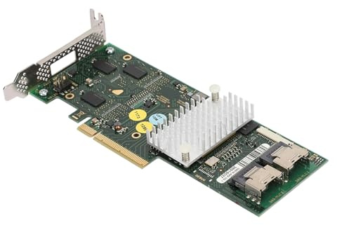 LSI SAS 2108 RAID Controller Card High Performance SATA SAS Array Card with 512MB Cache for Server Storage Systems Low Profile Baffle