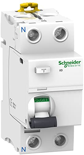 Schneider Electric - Acti9, iID interrupteur différentiel 2P 25A 10mA type Asi - A9R30225