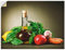 ARTland Wanddeko Wandtattoo selbstklebende Vinylfolie 80x60 cm Italien Lebensmittel Gemüse Gewürze Kräuter Mediterran T5LT